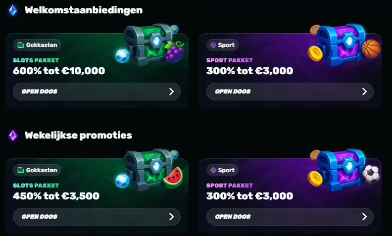 Wino Casino Bonus: welkomstpakket en doorlopende promoties